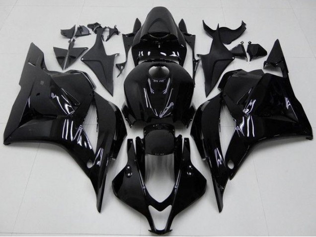 2009-2012 Glossy Black Honda CBR600RR Bike Fairing Kit Canada