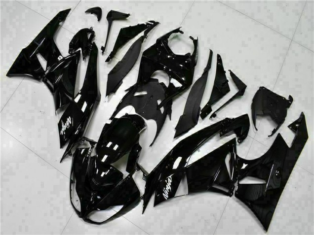 2009-2012 Black White Ninja Kawasaki ZX6R Replacement Fairings Canada