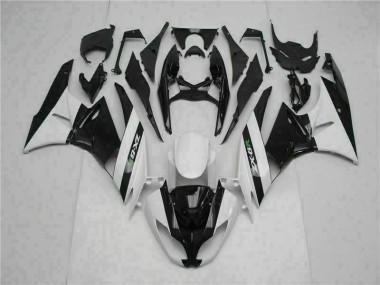 2009-2012 Black White Kawasaki ZX6R Motorcycle Fairings Canada