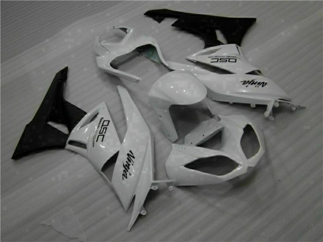 2009-2012 White Black Ninja Kawasaki ZX6R Motorbike Fairings Canada