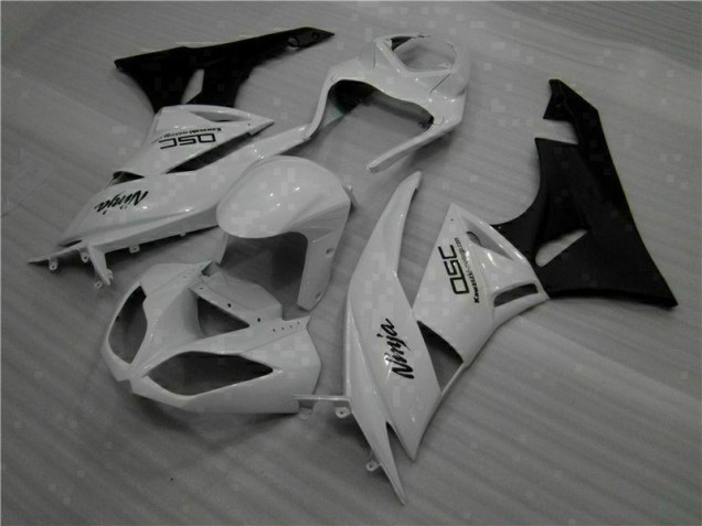 2009-2012 White Black Ninja Kawasaki ZX6R Motorbike Fairings Canada