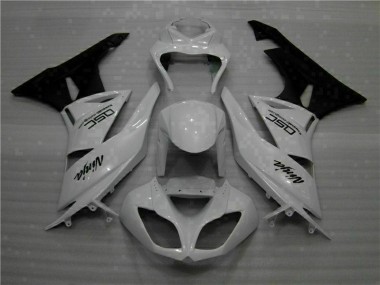 2009-2012 White Black Ninja Kawasaki ZX6R Motorbike Fairings Canada