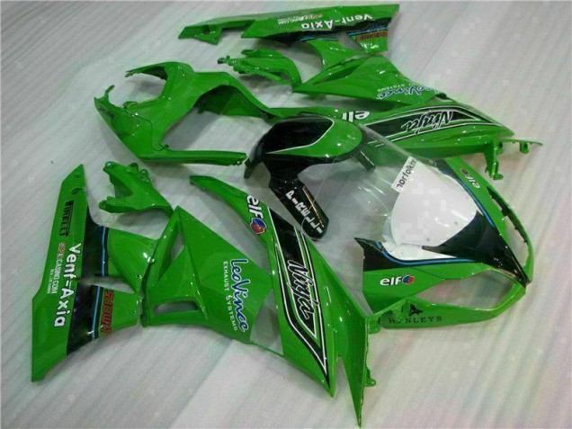 ABS 2009-2012 Green Black LeoVince Kawasaki ZX6R Motorcycle Fairing Kit Canada ABS 2009-2012 Green Black LeoVince Kawasaki ZX6R Motorcycle Fairing Kit Canada