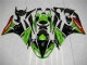 ABS 2009-2012 Green Black Red Kawasaki ZX6R Bike Fairing Canada ABS 2009-2012 Green Black Red Kawasaki ZX6R Bike Fairing Canada