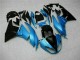 2009-2012 Blue Black Kawasaki ZX6R Motorcyle Fairings Canada