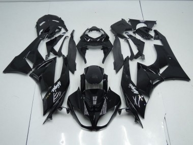 ABS 2009-2012 Black OEM Style Kawasaki ZX6R Motor Bike Fairings Canada