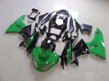 ABS 2009-2012 Green and Black Kawasaki ZX6R Motorcycle Bodywork Canada