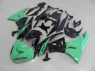 2009-2012 Metallic Green Kawasaki ZX6R Motorbike Fairing Kits Canada