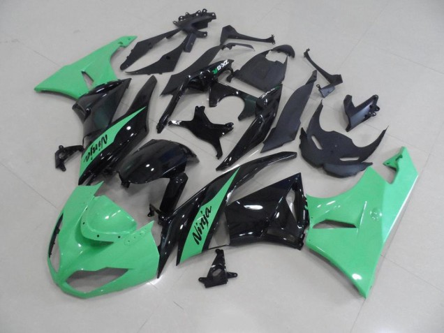 ABS 2009-2012 Metallic Green Kawasaki ZX6R Motorbike Fairing Kits Canada ABS 2009-2012 Metallic Green Kawasaki ZX6R Motorbike Fairing Kits Canada