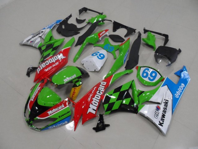 2009-2012 Motocard Kawasaki ZX6R Motorcycle Fairings Kits Canada 2009-2012 Motocard Kawasaki ZX6R Motorcycle Fairings Kits Canada
