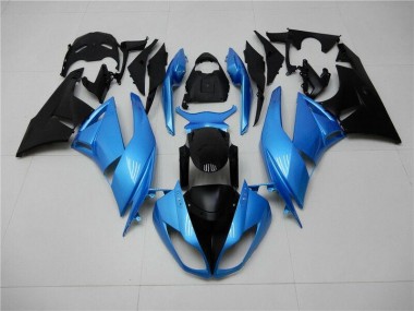 2009-2012 Blue Black Kawasaki ZX6R Motorcycle Fairing Kit Canada