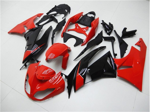 2009-2012 Red Black Kawasaki ZX6R Bike Fairings Canada