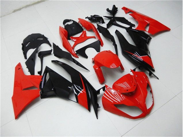 ABS 2009-2012 Red Black Kawasaki ZX6R Bike Fairings Canada ABS 2009-2012 Red Black Kawasaki ZX6R Bike Fairings Canada