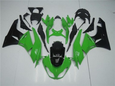 2009-2012 Green Black Kawasaki ZX6R Replacement Motorcycle Fairings Canada