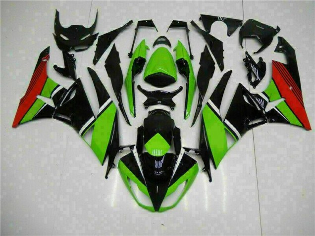 ABS 2009-2012 Black Green Red Kawasaki ZX6R Bike Fairing Kit Canada ABS 2009-2012 Black Green Red Kawasaki ZX6R Bike Fairing Kit Canada