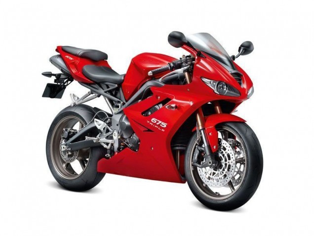ABS 2009-2012 Red Triumph Daytona 675 Triple Bike Fairing Kit Canada ABS 2009-2012 Red Triumph Daytona 675 Triple Bike Fairing Kit Canada