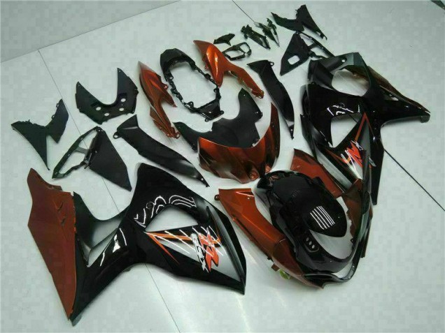 2009-2016 Brown Black Suzuki GSXR1000 Bike Fairing Kit Canada