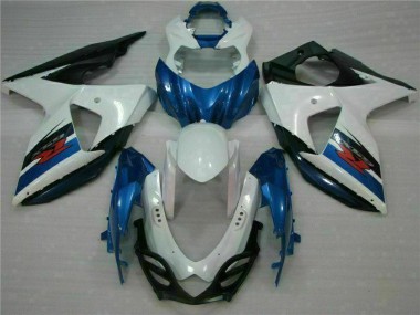 ABS 2009-2016 Blue White Suzuki GSXR1000 Motorcycle Fairings Kits Canada
