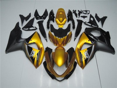 ABS 2009-2016 Golden Black Suzuki GSXR1000 Motorcyle Fairings Canada
