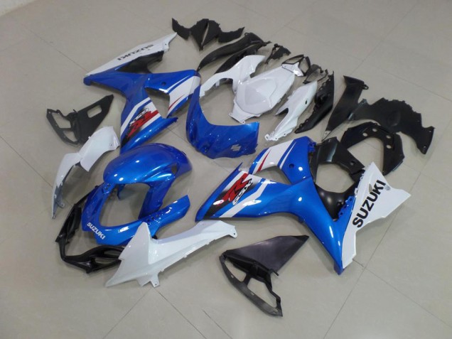 ABS 2009-2016 Blue White Suzuki GSXR 1000 K9 Motorcyle Fairings Canada ABS 2009-2016 Blue White Suzuki GSXR 1000 K9 Motorcyle Fairings Canada