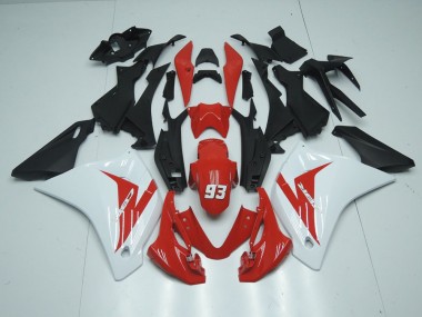2011-2013 Red White 93 Honda CBR125R Motorcycle Fairing Kit Canada