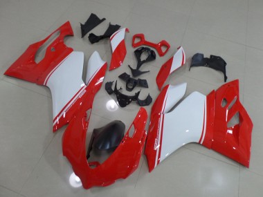 2011-2014 Red White Ducati 1199 Motorbike Fairing Canada