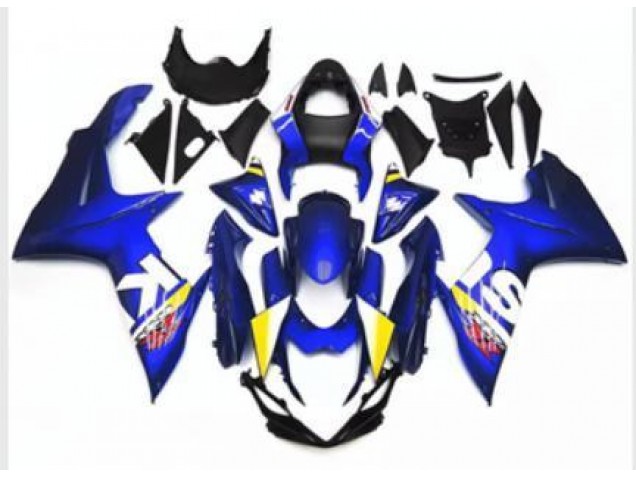 ABS 2011-2021 Blue White Suzuki GSXR 600/750 Moto Fairings Canada ABS 2011-2021 Blue White Suzuki GSXR 600/750 Moto Fairings Canada