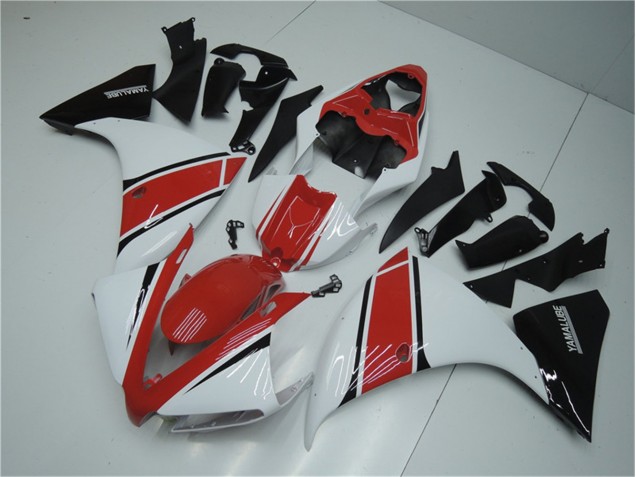 ABS 2012-2014 White Red Black Yamaha YZF R1 Motorcylce Fairings Canada