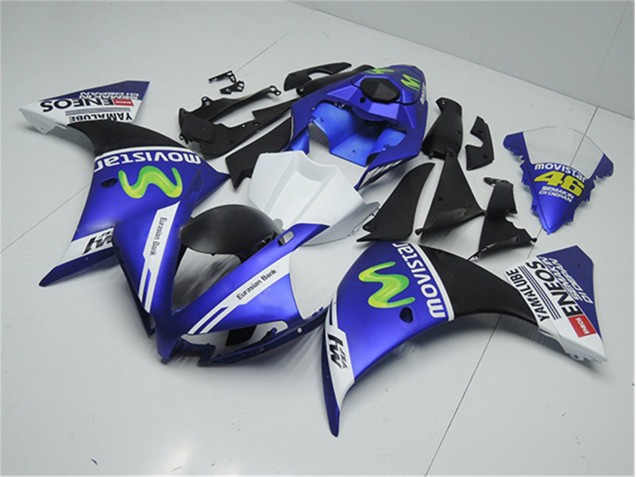 ABS 2012-2014 Blue White Black Yamaha YZF R1 Motorcycle Replacement Fairings Canada ABS 2012-2014 Blue White Black Yamaha YZF R1 Motorcycle Replacement Fairings Canada