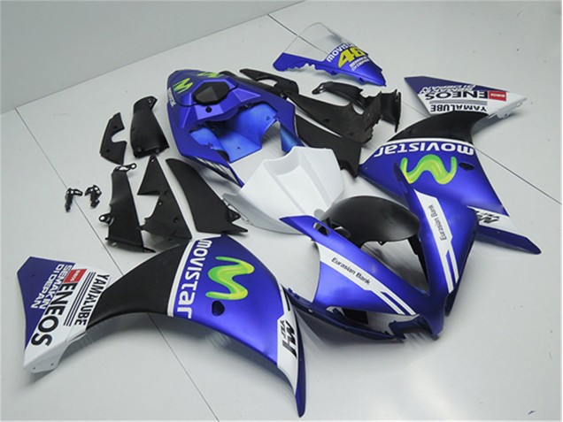 ABS 2012-2014 Blue White Black Yamaha YZF R1 Motorcycle Replacement Fairings Canada ABS 2012-2014 Blue White Black Yamaha YZF R1 Motorcycle Replacement Fairings Canada