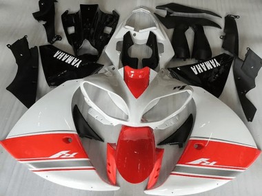 2012-2014 Racy Red White Black Yamaha YZF R1 Motorcycle Fairing Kit Canada