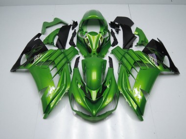 2012-2021 Green Flame Kawasaki ZX14R ZZR1400 Moto Fairings Canada