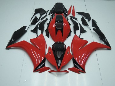ABS 2012-2016 Red Black with No Decals Honda CBR1000RR Moto Fairings Canada