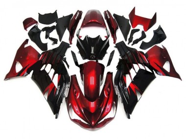 2012-2021 Red Black Kawasaki ZX14R ZZR1400 Motorbike Fairings Canada