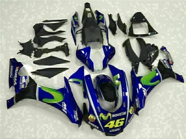 ABS 2015-2019 Blue Yamaha YZF R1 Motorcycle Fairing Kit Canada ABS 2015-2019 Blue Yamaha YZF R1 Motorcycle Fairing Kit Canada