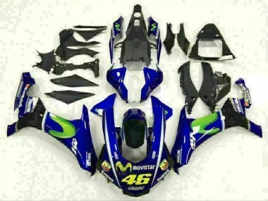 ABS 2015-2019 Blue Yamaha YZF R1 Motorcycle Fairing Kit Canada