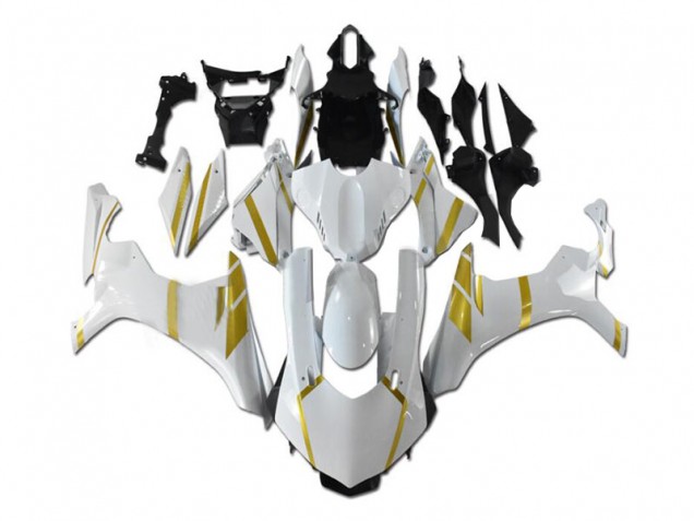 ABS 2015-2019 White Gold Yamaha YZF R1 Motorbike Fairing Kits Canada ABS 2015-2019 White Gold Yamaha YZF R1 Motorbike Fairing Kits Canada