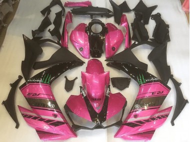 2015-2022 Pink and Black Yamaha YZF R3 Replacement Fairings Canada