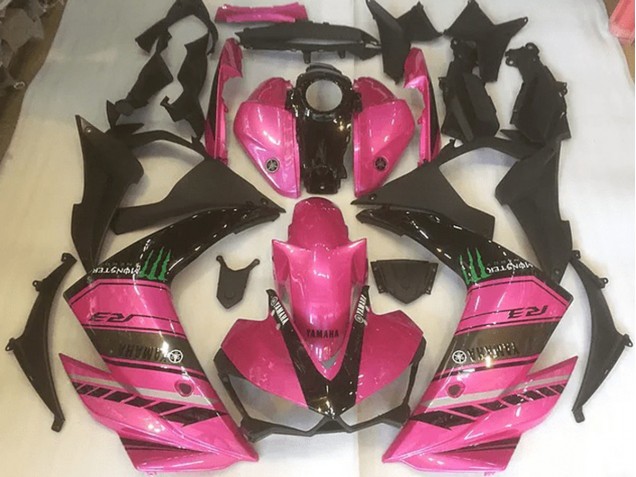 ABS 2015-2022 Pink and Black Yamaha YZF R3 Replacement Fairings Canada ABS 2015-2022 Pink and Black Yamaha YZF R3 Replacement Fairings Canada