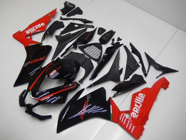 ABS 2009-2015 Black Red Aprilia RSV4 Motorcycle Replacement Fairings Canada ABS 2009-2015 Black Red Aprilia RSV4 Motorcycle Replacement Fairings Canada