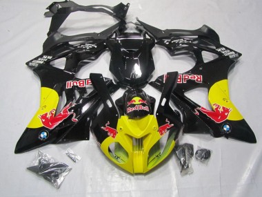 ABS 2009-2014 Yellow Black RedBull BMW S1000RR Motorbike Fairing Kits Canada