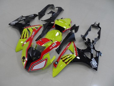 ABS 2009-2014 Green Red Monster BMW S1000RR Bike Fairings Canada