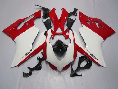 2011-2014 White Red Ducati 1199 Bike Fairings Canada