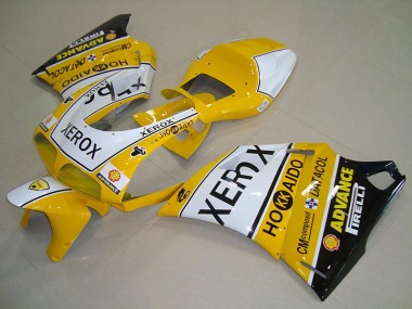 ABS 1993-2005 Yellow White Xerox Ducati 748 916 996 996S Replacement Motorcycle Fairings Canada