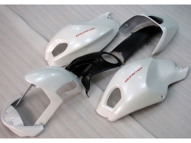 ABS 2008-2012 White Red Monster Ducati Monster 696 Motorbike Fairings Canada ABS 2008-2012 White Red Monster Ducati Monster 696 Motorbike Fairings Canada