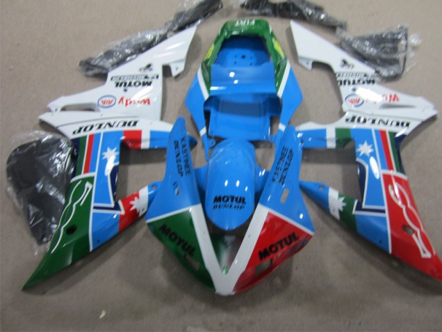 ABS 2004-2005 Blue Red Green Motul Honda CBR1000RR Replacement Fairings Canada ABS 2004-2005 Blue Red Green Motul Honda CBR1000RR Replacement Fairings Canada