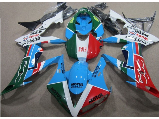 ABS 2004-2005 Blue Red Green Motul Honda CBR1000RR Motorcycle Fairing Canada ABS 2004-2005 Blue Red Green Motul Honda CBR1000RR Motorcycle Fairing Canada