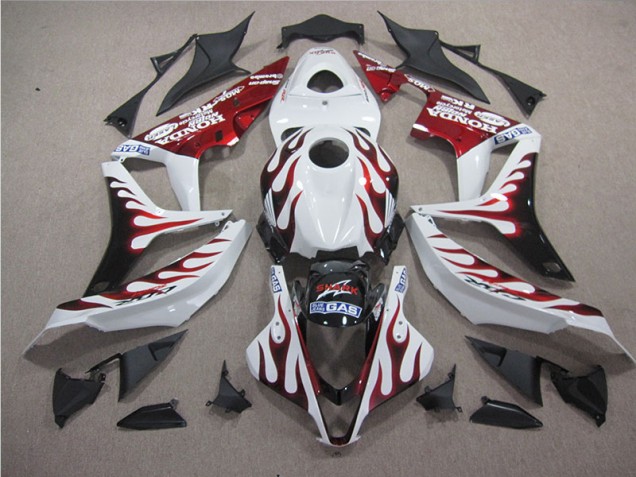 ABS 2004-2005 White Red Flame SHARK Honda CBR1000RR Motorbike Fairing Canada ABS 2004-2005 White Red Flame SHARK Honda CBR1000RR Motorbike Fairing Canada