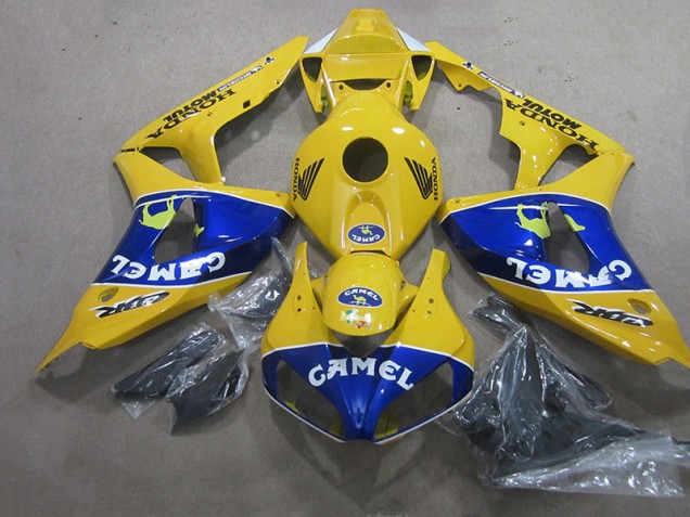 ABS 2006-2007 Yellow Blue Camel Honda CBR1000RR Motorcyle Fairings Canada ABS 2006-2007 Yellow Blue Camel Honda CBR1000RR Motorcyle Fairings Canada