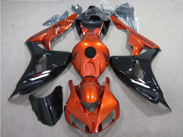 ABS 2006-2007 Black Orange Honda CBR1000RR Motorcycle Fairings Kit Canada ABS 2006-2007 Black Orange Honda CBR1000RR Motorcycle Fairings Kit Canada